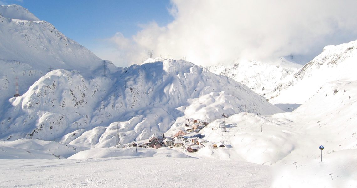 Icy mountain